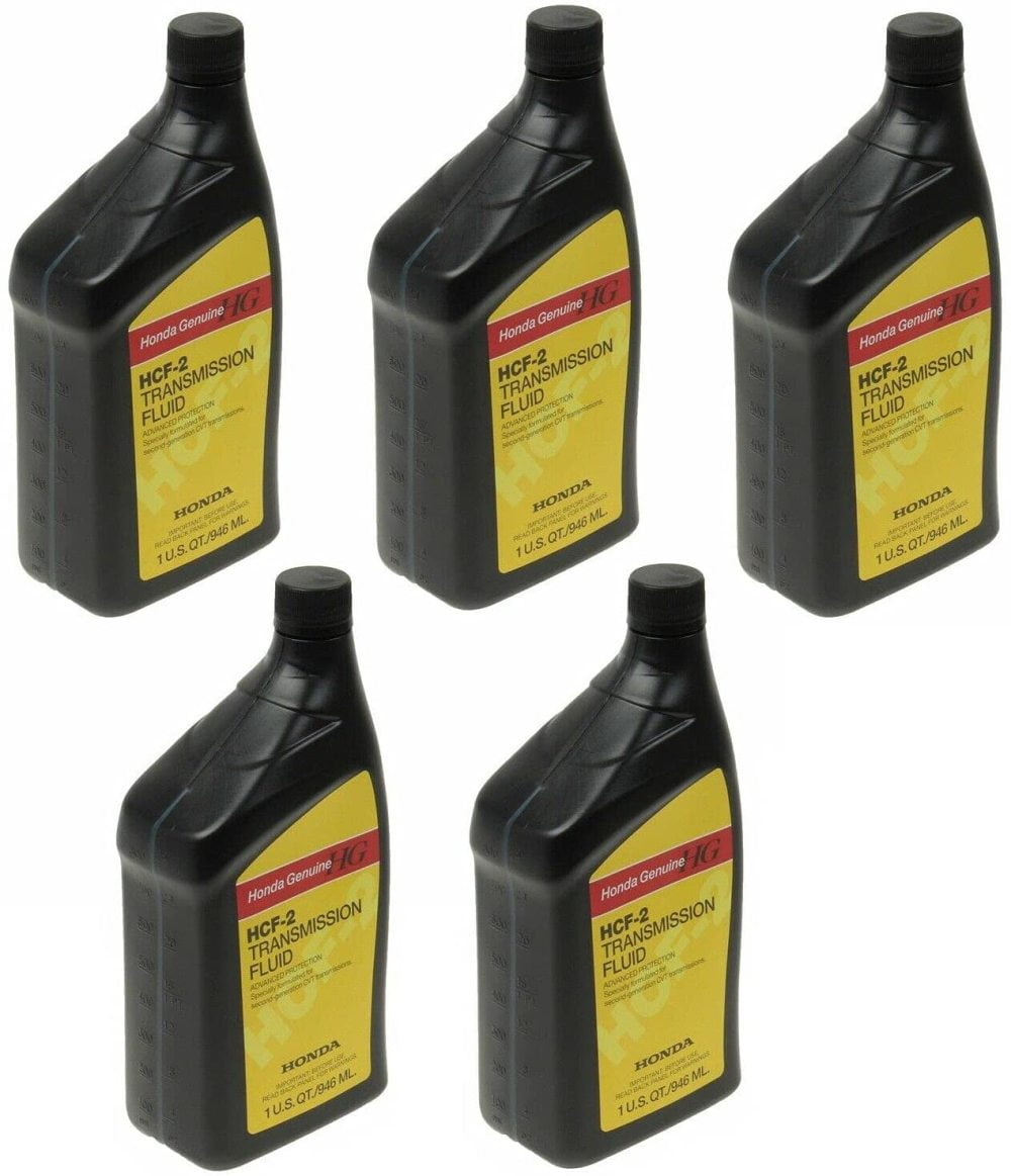 Set of 5 Quarts Automatic Trans Fluid HCF2 Compatible with Honda