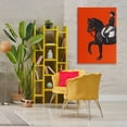 thumbnail image 3 of Stupell Industries Jockey & Horse on Orange Sports Painting Gallery Wrapped Canvas Art Print Wall Art, 30 x 45, 3 of 8