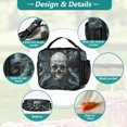 thumbnail image 3 of ALAZA Skull and Tree Lunch Box Insulated Lunch Bag Cooler Tote with Shoulder Strap, 3 of 7