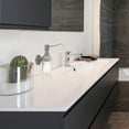 thumbnail image 3 of Prestige Skyline Collection Wall Mounted Soap Dispenser in Satin Chrome, 3 of 3