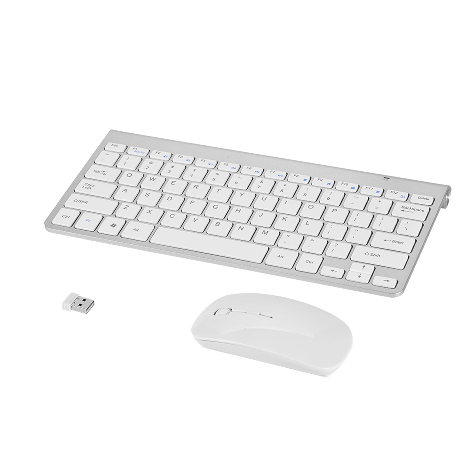 Agatige Slim 2.4GHz Wireless Keyboard And Mouse Kit For Desktop Laptop,Keyboard And Mouse Kit