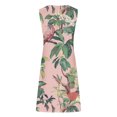 thumbnail image 5 of Puntoco Vestidos Mujer Fancy Women Impreso Elegante Estilo Casual Vestido con Cuello en V con Correa, 5 of 5