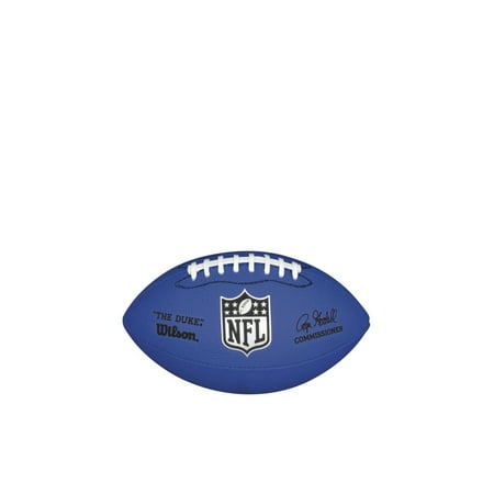 Wilson NFL Duke Mini Replica Football - Blue, Mini Size