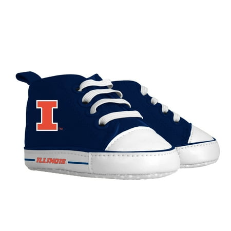 BabyFanatic Pre-Walkers High-Top Unisex Baby Shoes - NCAA Illinois Fighting Illini