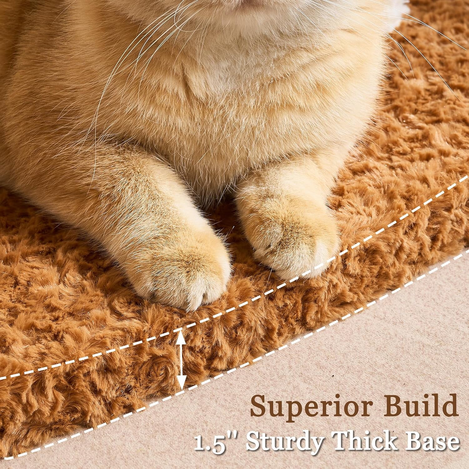 Modern Cat Tree Tower for Indoor Cats Large Adult, 37 inch Flower Cat Tree with Scratching Post, Luxury Aesthetic Cat Tree with Cloud-Soft Flower Perches and Physical Mouse-Sound Hanging Toy