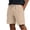 A-Khaki448, variant on Men's Tassel Drawstring Knee Length Shorts Deep Side Pocket Loose Fit Summer Walking Shorts