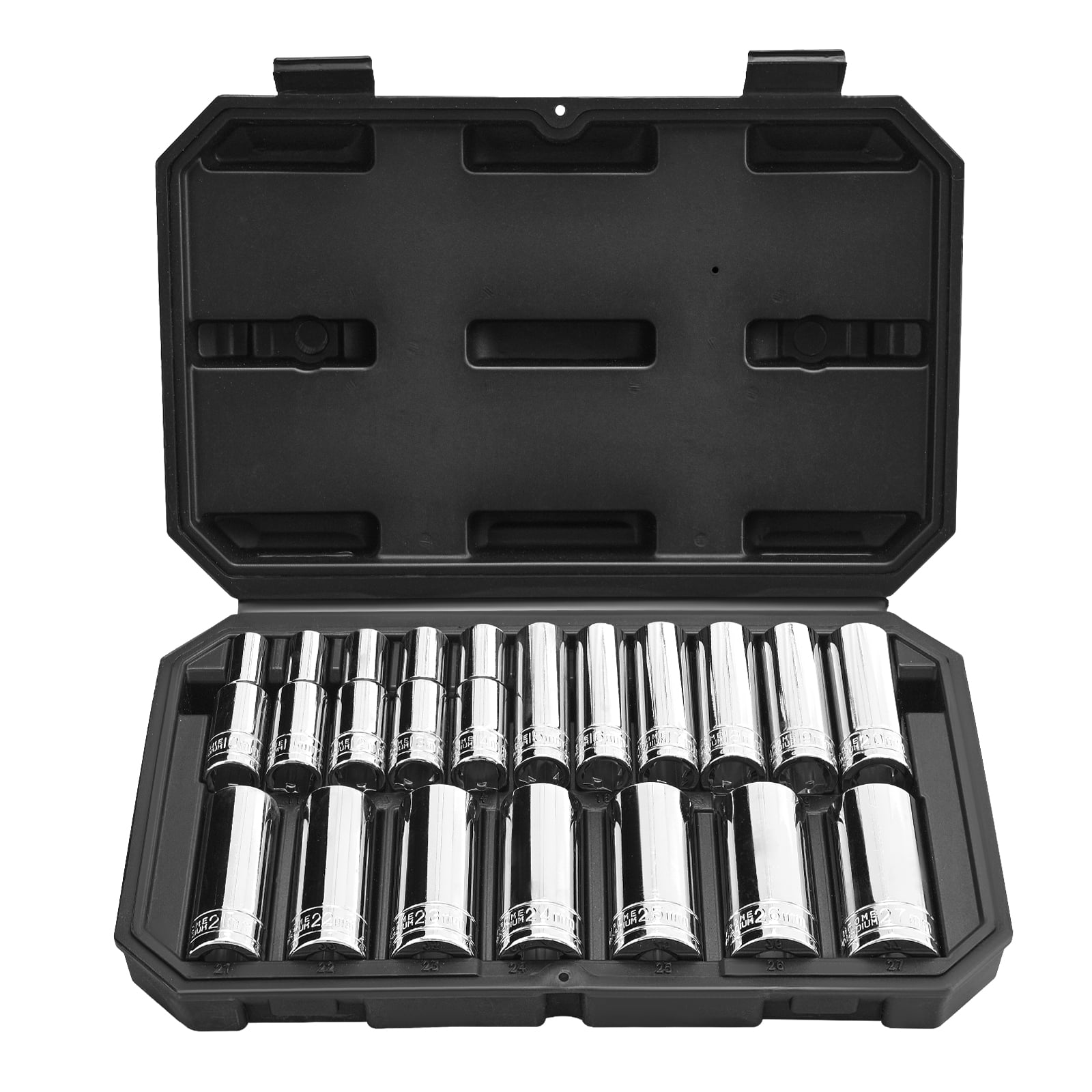 Kobalt 227-Piece Standard SAE and Metric Polished Chrome