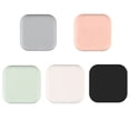 thumbnail image 3 of bedienty Square Door Stopper Solid Color Detachable Adhesive Punch-free Home Protective Wall Protector Bedside Table Bumper Pink, 3 of 6
