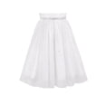 thumbnail image 5 of Girls Dress Off White Silver Sequin Star Diamond Waist Wedding Party 6 Years, 5 of 6