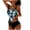 Style 15, variant on GERsome Womens Tankini Swimsuits Ruched Tummy Control Swimwear Two Piece Bathing Suits Swim Tank Top with Mid Waist Briefs S-2XL