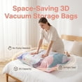 thumbnail image 6 of 2026 Life Space Creator Storage Bags 80% Compression Extra Large Capacity 3D Roll up Vacuum Bags No Pump Needed Seal Bags for Comforters Clothes Blankets Jumbo Bedding Packing Cubes Travel (A*3), 6 of 7