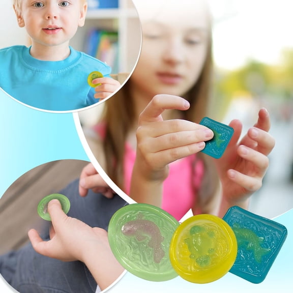 Taba Squishy, 10pc Simulation Of Small Fish Tank Pinch Music Pinch Desktop Decompression Vent Small Ornaments (color Style Random Delivery)