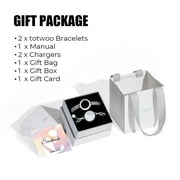 TOTWOO Candy Collection-Long Distance Touch Bracelets for Couples, Vibration & Light up for Love -Pair of Couples Bracelets | Long Distance Relationship Gifts for Girlfriend