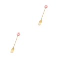 thumbnail image 1 of Vajilla reutilizable Acero inoxidable Cateissary Estilo dibujos animados Donut Rosquilla Tenedor Rosa 2Conjunto, 1 of 6