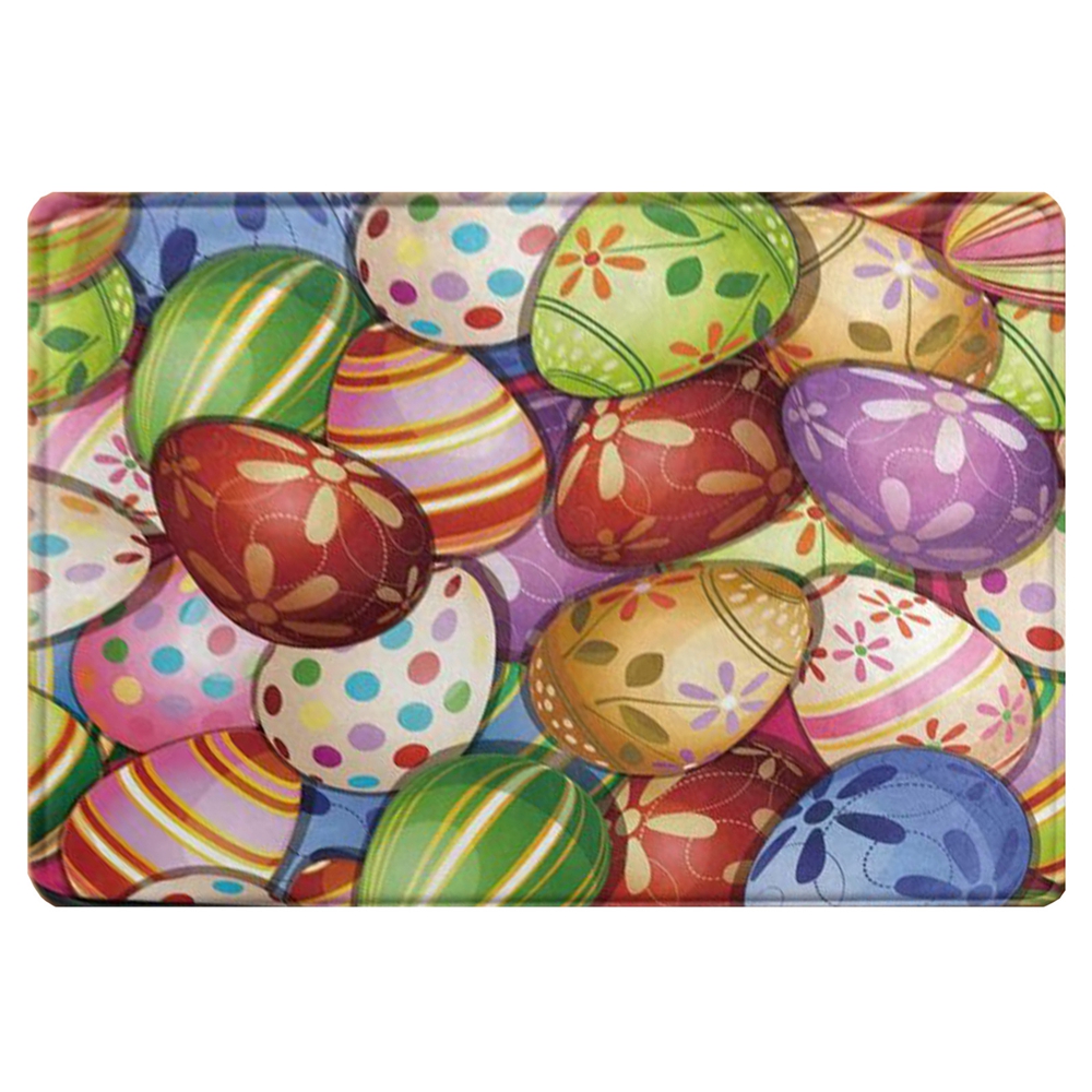 Easter Rugs, Spring Colorful Nonslip Entrance Way Door Mats