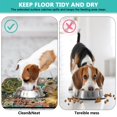 thumbnail image 4 of Boho Retro Floral Pet Feeding Mat-Abstract Art Pattern Absorbent Pet Placemat for Food and Water Bowl, with Waterproof Rubber Backing, Quick Dry Water Dispenser Mat for Dog and Cat (12"x20"), 4 of 6