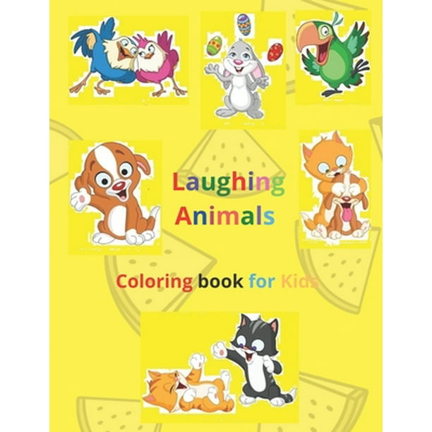 Laughing Animals Coloring Book for kids: Too many animals and laughing  birds will make your son happy (Paperback) 