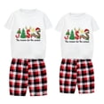 thumbnail image 1 of Conjuntos de pijamas de pareja de Navidad, ropa de dormir corta, Feliz Navidad a mi otro medio adulto, 1 of 3
