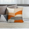 thumbnail image 6 of Orange And Grey Abstract Art Artwork Pillow Covers,Orange And Grey Abstract Art Artwork Throw Pillow Covers 18"×18" ,Living Room Sofa Couch Pillow Covers,Decorative Pillow Covers, 6 of 7