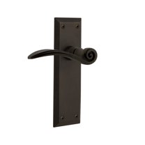 Nostalgic Warehouse Nykswn_Sd_Nk_Lh Swan Non-Turning One-Sided Door Lever - Bronze