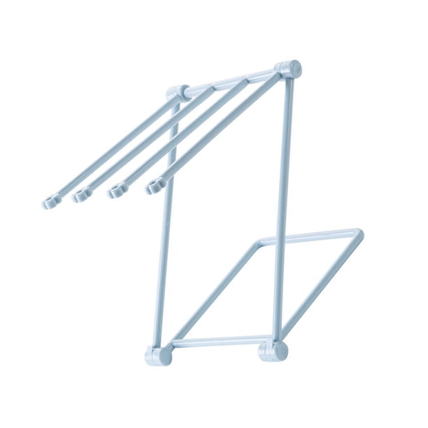 Colgador de toallas plegable Monstrate 4 toallas simultáneamente azul