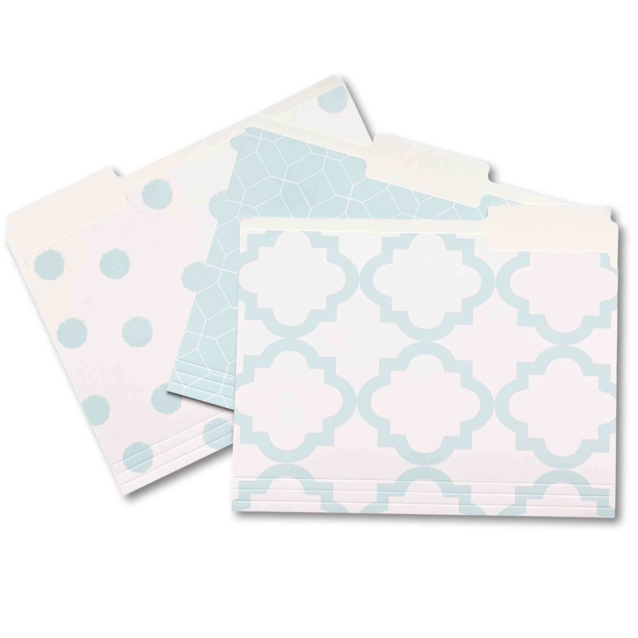 Designer File Folders by Kahootie Co, Set of 9 Decorative File Folders