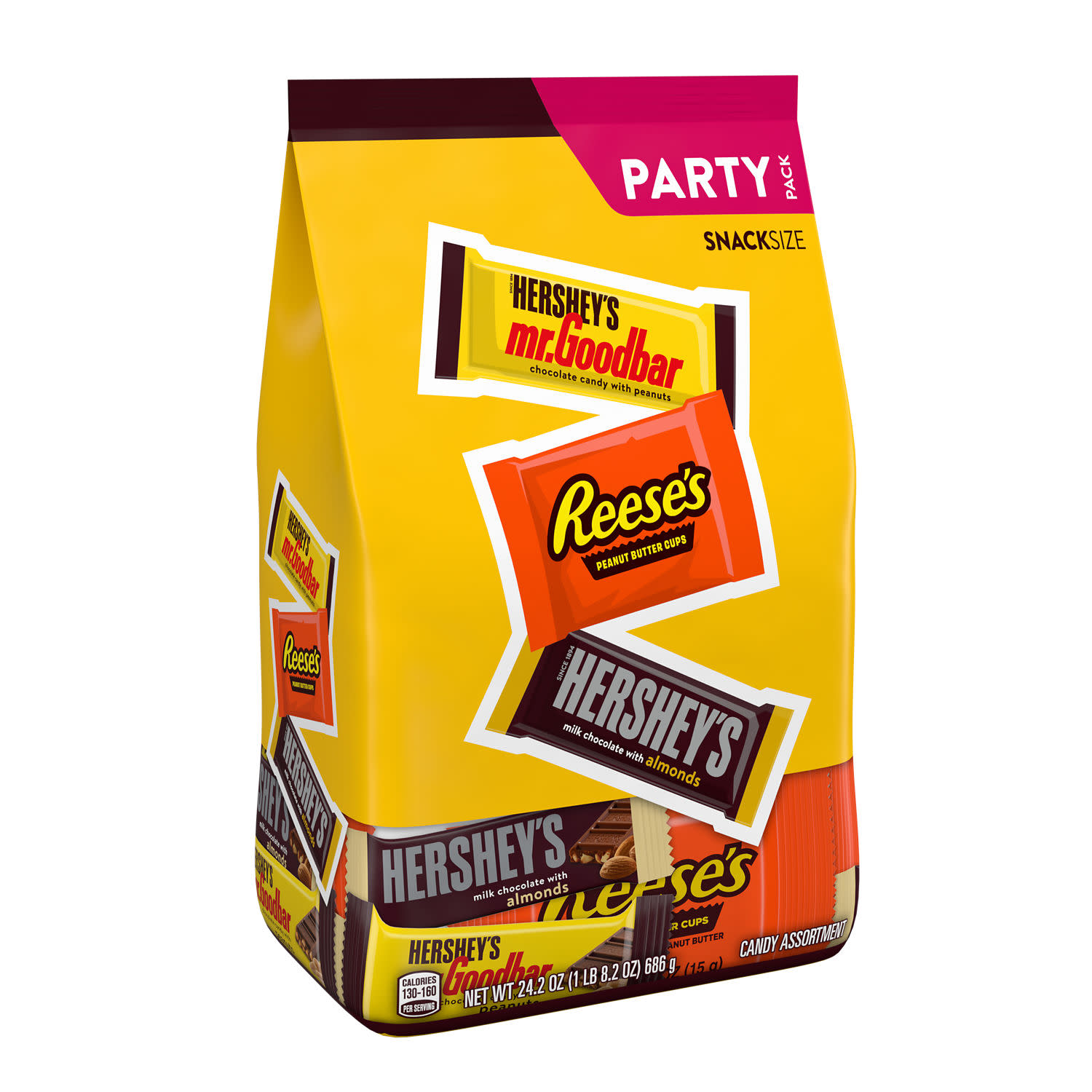 Hershey's & Reese's Snack Size Party Pack, 24.2 oz photo 2