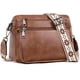 thumbnail image 1 of Bolsos bandolera ATERITSSI Trendy de cuero vegano marrón para mujer, 1 of 6