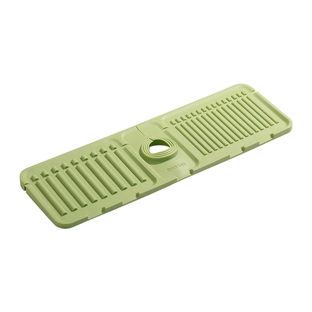 Xihbxyly Almohadilla de Secado para Grifo de Fregadero, Tapete de Almacenamiento Multifuncional, Reutilizable y Fácil de Limpiar, Protector para Fregadero de Cocina y Baño, Protección para Encimera,