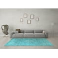 thumbnail image 3 of Ahgly Company Indoor Rectangle Persian Light Blue Traditional Area Rugs, 7' x 9', 3 of 4