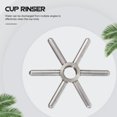 thumbnail image 3 of MasteelfCA 1Pc Stainless Steel Rinser Head Cup Washer Head Bar Coffee Shop Supply Silver, 3 of 8