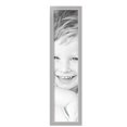 thumbnail image 2 of ArtToFrames 8" x 35" Silver Picture Frame, 8x35 inch Silver Wood Poster Frame (WOM-5388), 5 Pack, 2 of 8