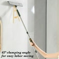 thumbnail image 6 of Vxdvou Glass Wiping Good with Extended Splicing Rod, Detachable Window Cleaner, Stainless Steel Wiper Scraper, Adjustable for Different Lengths, Green/Yellow/Gray, 6 of 6