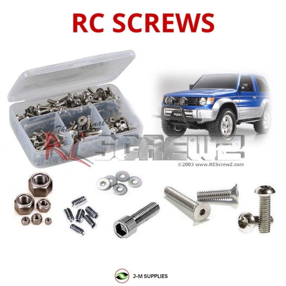 RCScrewZ Stainless Screw Kit tam121 for Tamiya Pajero Rally #58602 Re-Release RC Car | SET