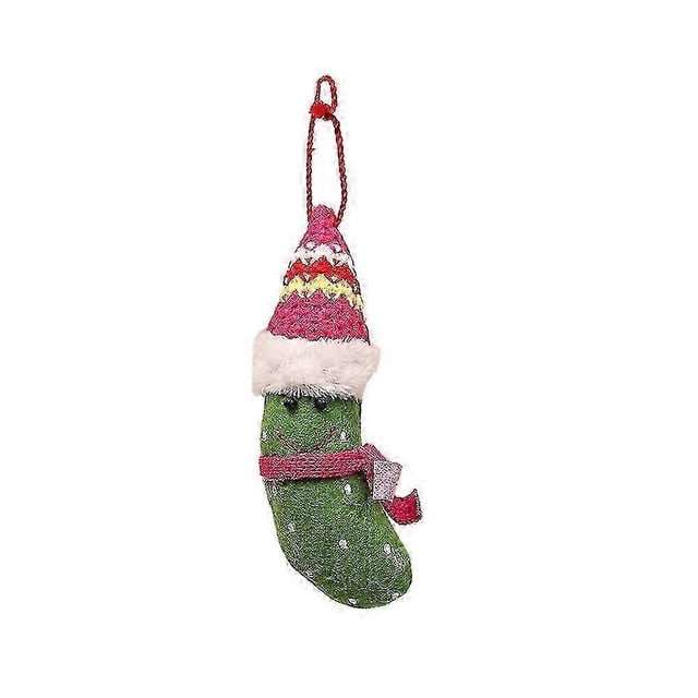 2025 Tree Ornament Christmas Pickle Cartoon Cucumber Hanging Decoration