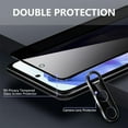 thumbnail image 5 of Privacy Screen Protector for Samsung Galaxy A35 5G with Camera Lens Protector[2+2 Pack], Anti-Spy Tempered Glass Film,9H Hardness,Anti-Scratch, 5 of 6