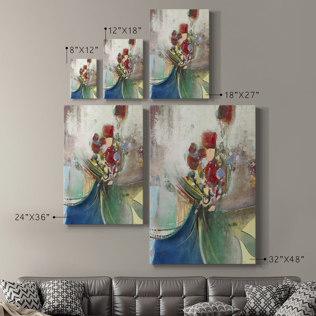 Celebration II Premium Gallery Wrapped Canvas - Ready to Hang