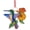 B B, variant on Hummingbird Stained Glass Window Hanging Suncatcher Colorful Glass Panel with Chain Decorative Bird Sun Catcher Ornament for Kitchen Living Room Porch Garden Gift
