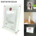 thumbnail image 3 of GLFSIL Acrylic Photo Frame Transparent Painting Art Table Business License Frame, 3 of 6