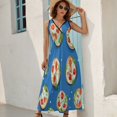 thumbnail image 2 of Fun Pizza Art Sleeveless Dress Women's Summer Suit Dresses for Women 2025 Luxury Party Dress, 2 of 6
