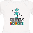 thumbnail image 4 of Inktastic Future Robot Builder Robotics Engineer Boys or Girls Long Sleeve Baby Bodysuit, 4 of 5