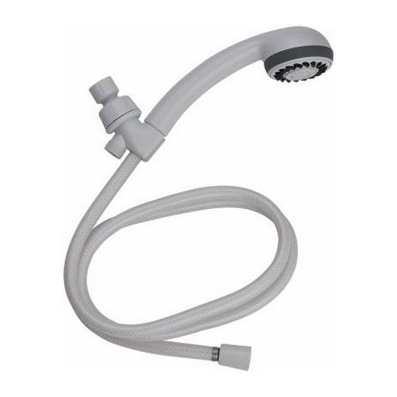 HomePointe 228617 Handheld Shower Head, 3 Settings, White Plastic - Quantity 6