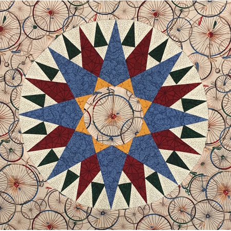 UPC: 0715363087031 | Marti Michell 14  Mariner s Compass Template-6pcs W/Instruction Booklet