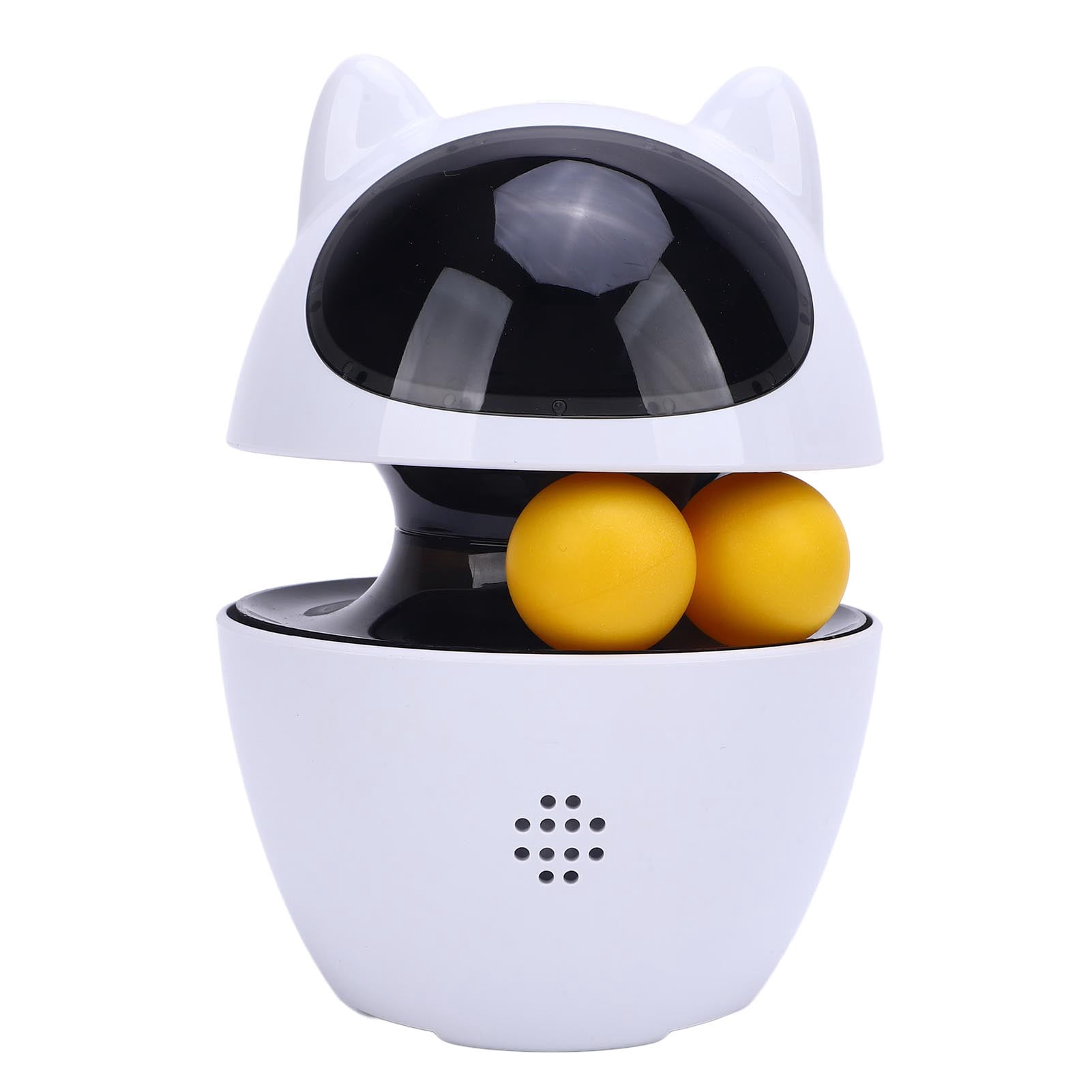 BIMZUC Interactive Cat Toy 3 Rotation Modes Smart Automatic Cat Exercise Toy for Multi Cat Homes Rechargeable Motion Activated Light Beam Chaser White