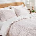 thumbnail image 3 of Gogreen King Duvet Cover Set, Soft & Breathable Microfiber 3 Pieces King Bedding Sets, Pattern King Comfy Duvet Cover Set, with Zipper Closure (King), 3 of 8