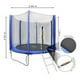 thumbnail image 3 of Trampolín Brincolín Rudo 8ft Con escalera GiroParty GP-8FT, 3 of 5