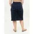 thumbnail image 2 of A3 Denim Women's Plus Size Pull On Skirt, 2 of 4