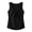 Black, variant on Ruimatai Womens Casual Sleeveless Tank Tops V Neck Drawstring Ruched Shirts Loose Fit Curved Hem Summer Blouses