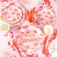 thumbnail image 7 of Ayieyill 170Pcs Happy Birthday Decorations Kit, Cherry Birthday Party Supplies Set for 24 Guests, Includes Plates and Cups and Napkins Straws Sets, 7 of 7