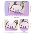 thumbnail image 3 of Pochacco-theme 4-Piece Shower Curtain Set with Rugs, Waterproof Bathroom Decor Set Includes Bath Mat, U-Shaped Rug, Toilet Lid Cover and Curtain with Hooks, 3 of 6